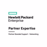 Badge obtenu par Orange Business pour sa capacité à assurer le support technique des solutions de connectivité HPE - Aruba
